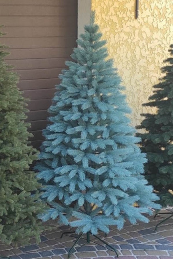 Искусственная елка Буковельская голубая 210 см | Искусственная литая ель
